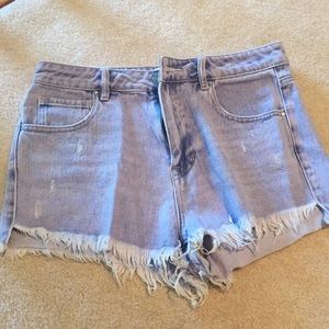 High rise pacsun jean shorts - light wash